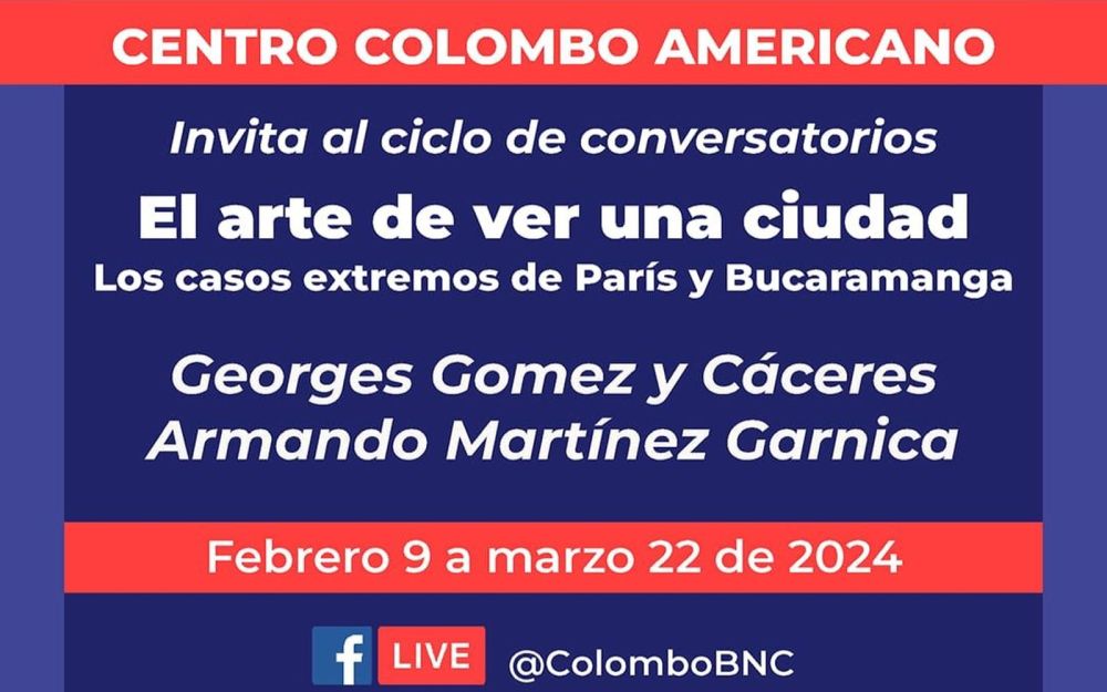 Invitación Conferencias Centro Colombo Americano